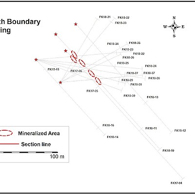 Nov. 2018 North Boundary Drilling Plan View Map