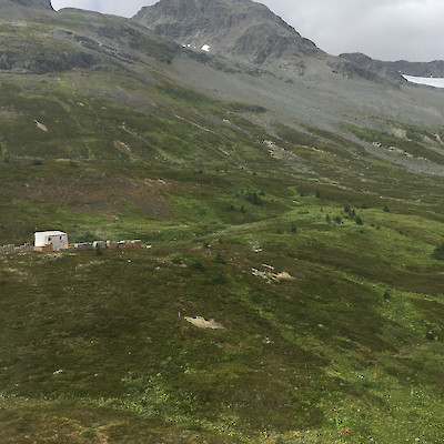 Forrest Kerr Project, BC Core Shack Aug. 2018