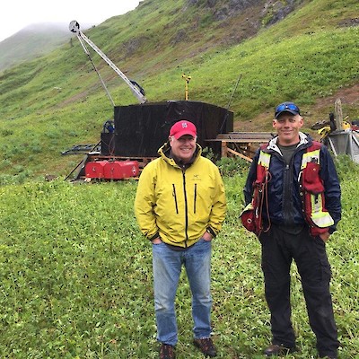 Aben's CEO Jim Pettit, VP Cornell McDowell at Forrest Kerr 2017